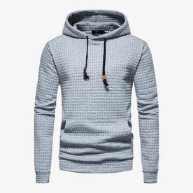 Felpa con Cappuccio Confortevole Uomo - Grigio chiaro - cappuccio confortevole felpa felpa cappuccio herren Linen Men men's sweater Solid uomo - Concept Palermo