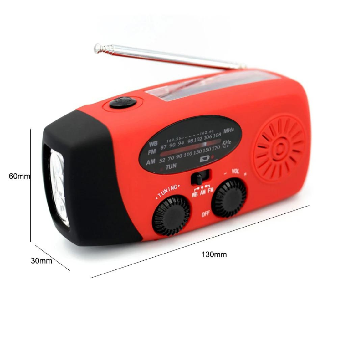 SolarSafe - Radio di emergenza e torcia solare e a manovella Uomo - - emergenza gadgets manovella Nieuw binnen-tag radio solare solarsafe torcia uomo - Concept Palermo