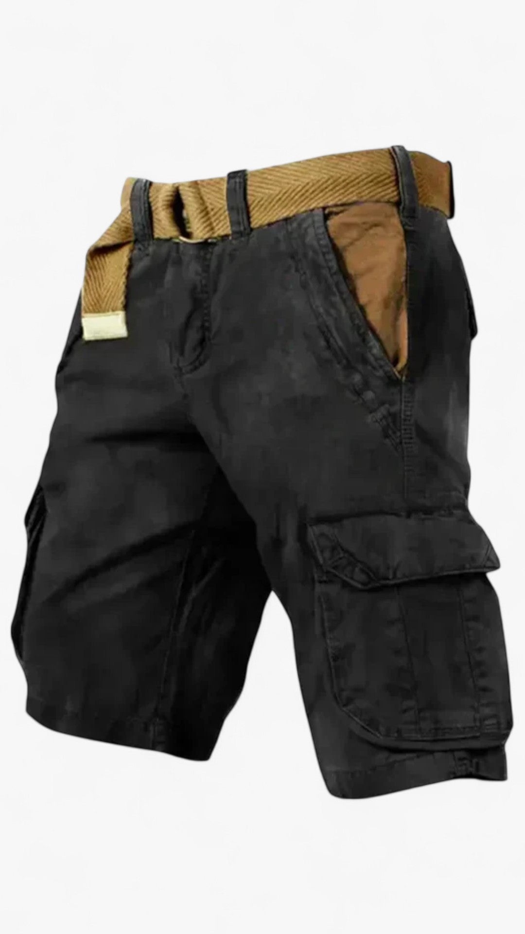 Pantaloncini da uomo Cotone - Nero - cotone pantaloncini pantaloncini uomo shorts shorts for men uomo - Concept Palermo