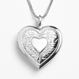 Hartvormige hanger - bewaart kostbare herinneringen in sterling zilver