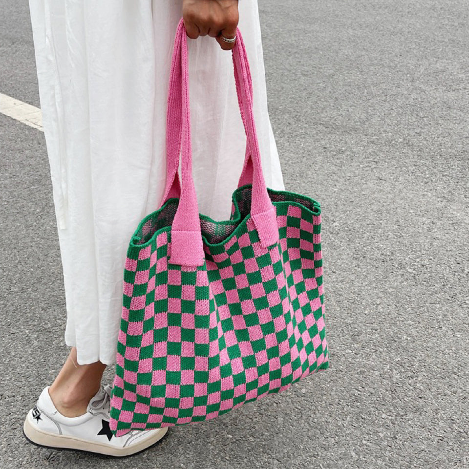 KnitTote - Borsa da trasporto all'uncinetto - - bags borsa knittote tote bag trasporto uncinetto women bags Women's handbags - Concept Palermo