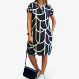 Midi-jurk voor dames, elegant en tijdloos - veelzijdige stijl voor elke gelegenheid