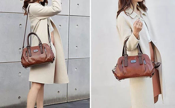 Borsa a Spalla Donna Marja in Vera Pelle Nera - Elegante e Spaziosa - - bags Best verkocht-tag borsa borsa pelle Dames donna Leren Tassen Dames marja new_for_google pelle - Concept Palermo