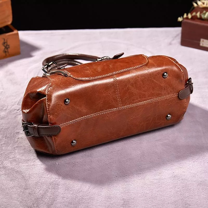 Borsa a Spalla Donna Marja in Vera Pelle Nera - Elegante e Spaziosa - - bags Best verkocht-tag borsa borsa pelle Dames donna Leren Tassen Dames marja new_for_google pelle - Concept Palermo