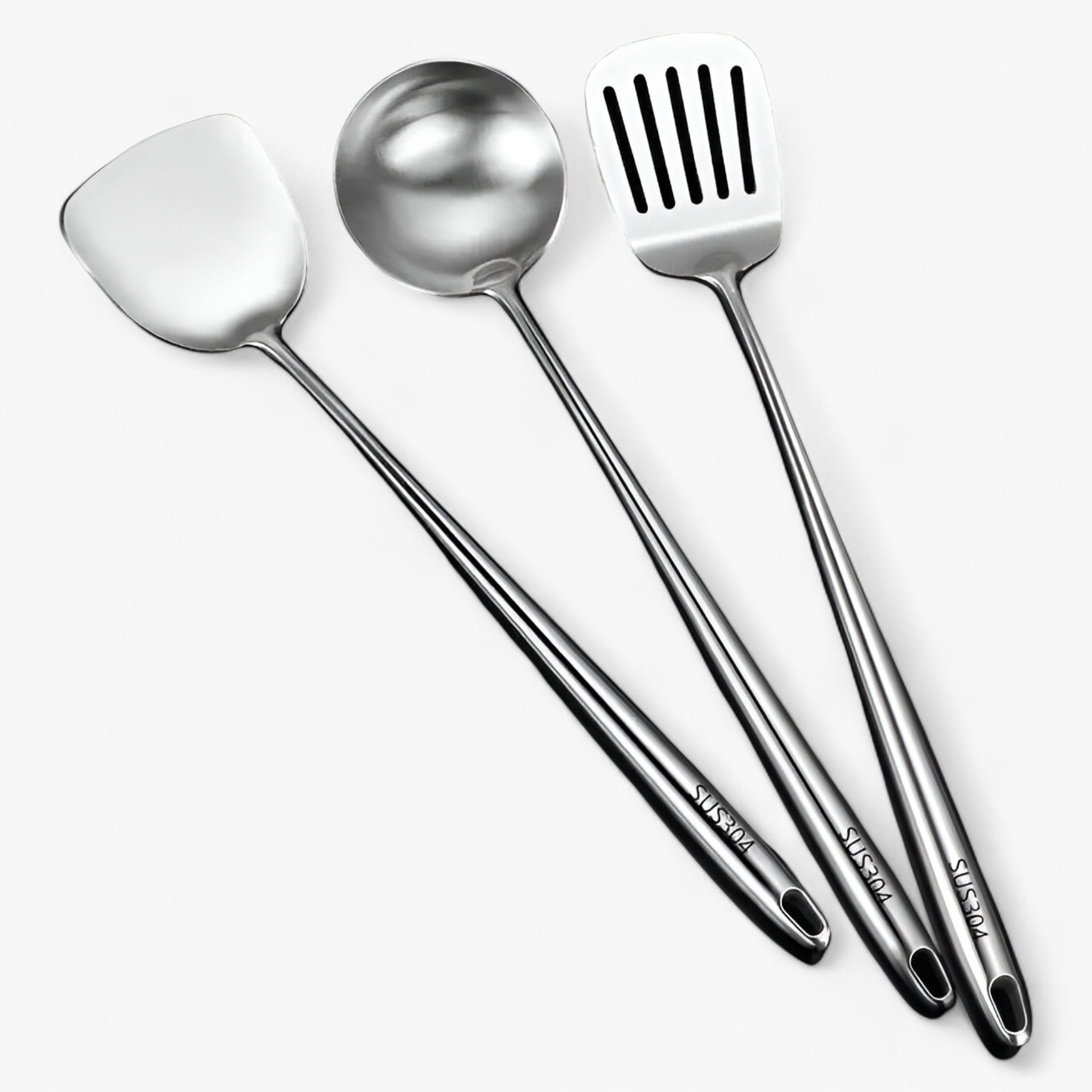 Pentole in acciaio inox Pentole affidabili e versatili - Cucchiaio + Cucchiaio da minestra + Cucchiaio con frusta - acciaio affidabili home & garden inox Kitchen kitchen tools kitchen utensil pentole pentole acciaio versatili - Concept Palermo