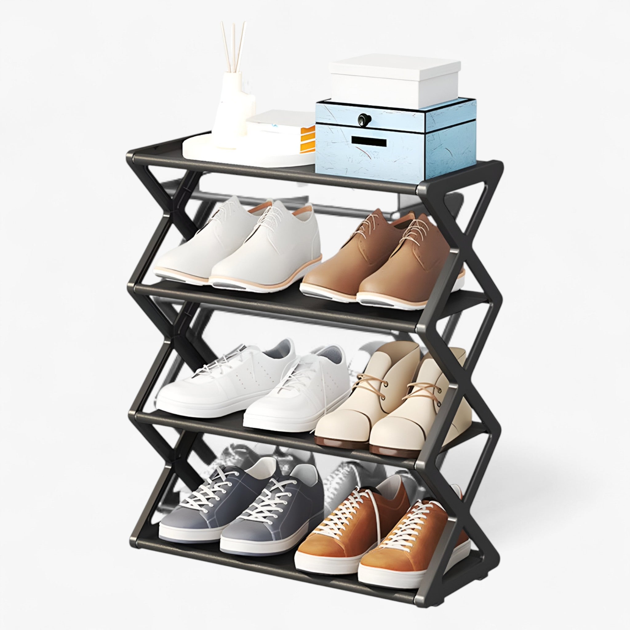Ruimtebesparend - - bedroom closet home & garden Minimalist racks ruimtebesparend shoe organizers shoe rack shoe storage - Concept Palermo