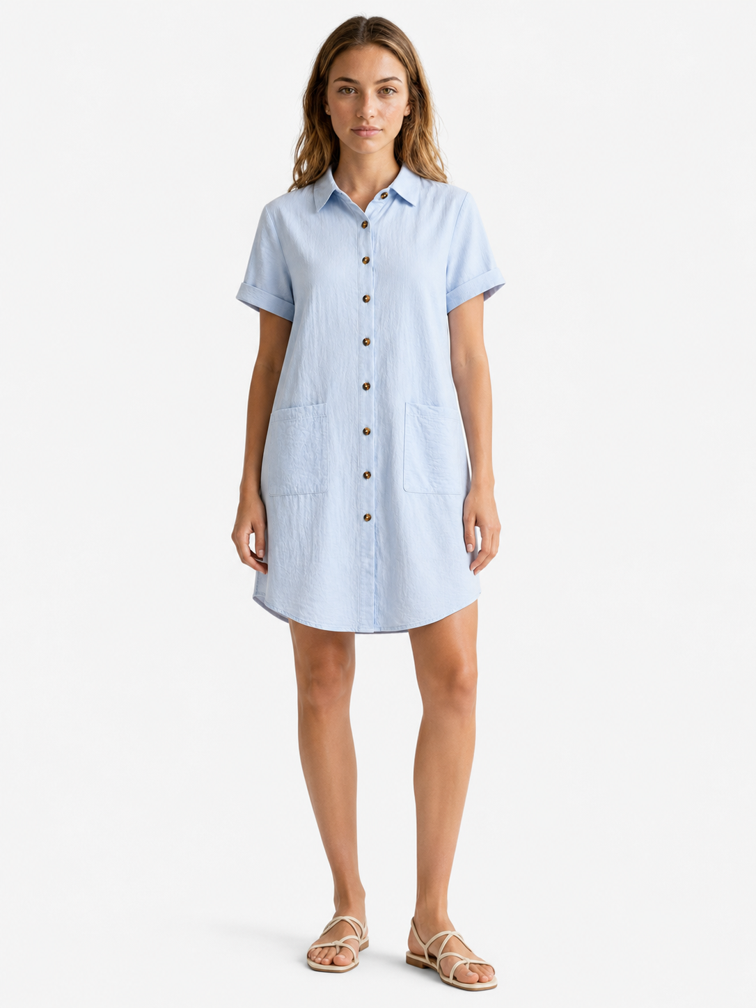 Abito Camicia Estivo da Donna – Leggero, Ideale per Spiaggia e Tempo Libero - - cotone donna dresses estivo leggero MEGA vestito vestito estivo - Concept Palermo