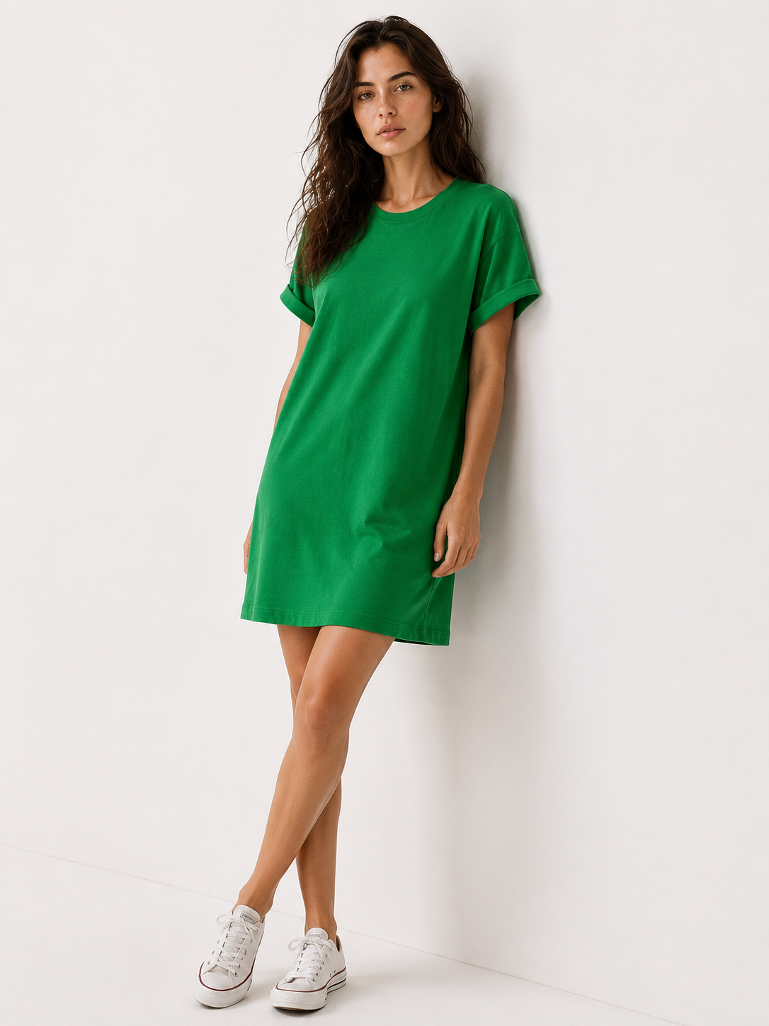 Abito Donna Casual in Poliestere con Tasche, Girocollo e Maniche Corte - - abbigliamento donna abito abito con tasche abito donna abito elegante abito versatile collo design confortevole donna dresses fashion 2025 look casual maniche corte robe chic rotondo stile raffinato tasche - Concept Palermo