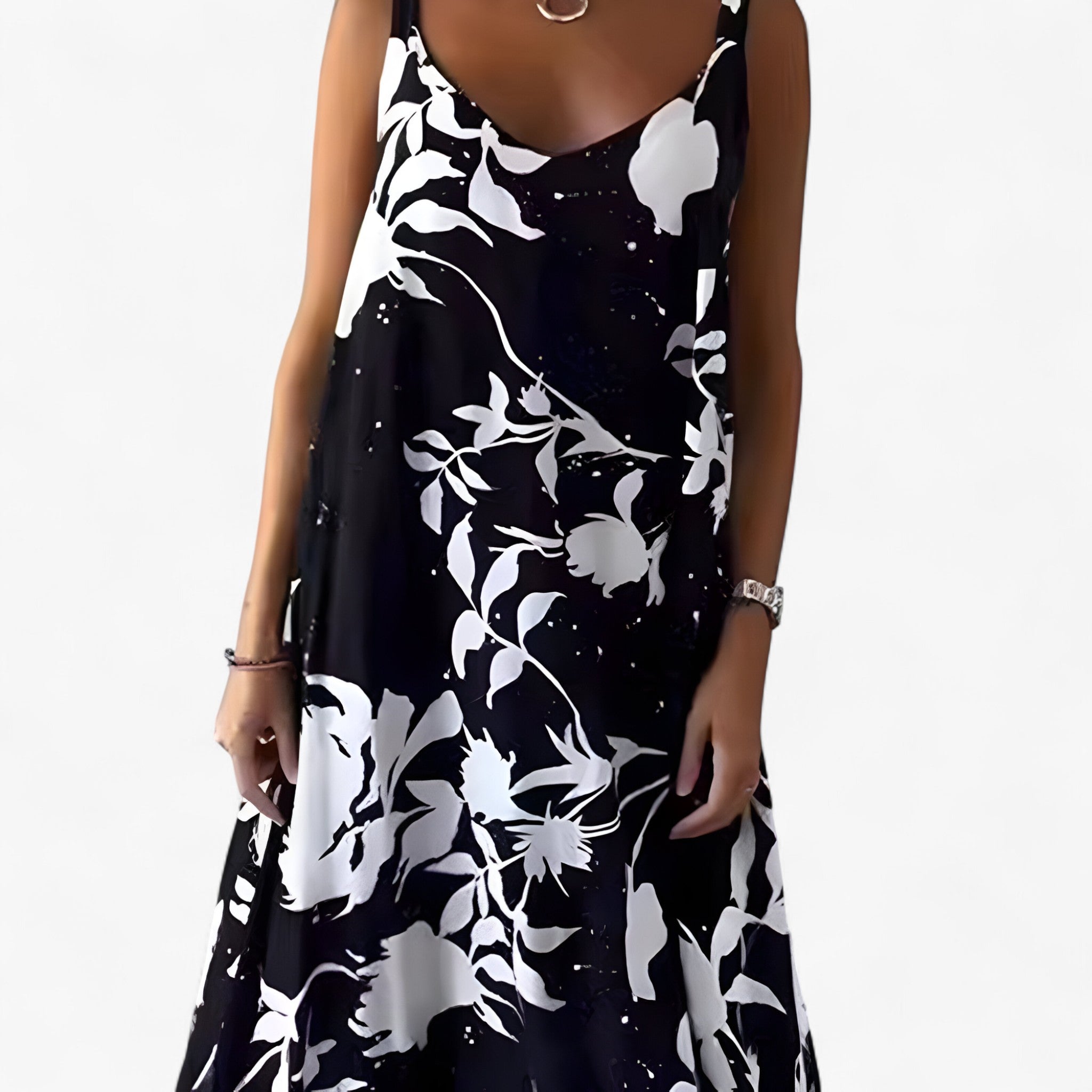 Abito Donna Floreale Senza Maniche Poliestere - - abito abito casual abito donna abito estivo abito femminile abito senza maniche donna dresses fashion primavera estate floreale maniche moda estiva poliestere stile floreale vestito floreale vestito in cotone vestito leggero - Concept Palermo