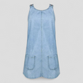 Vestido de verano para mujer en denim ligero