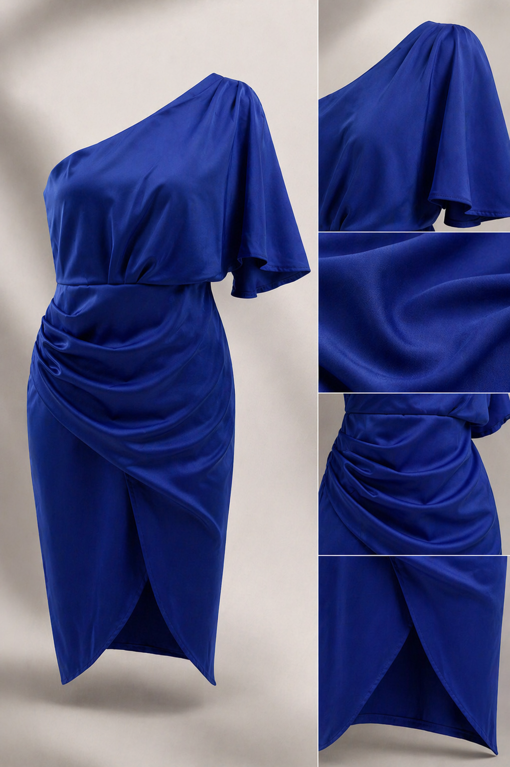 Abito Elegante Donna Monospalla in Raso Nero con Spacco, Taglie S-XL - - +5 abito abito monospalla donna dresses elegant dresses elegant_dresses-ai GOOD monospalla OLD raso spacco Summer/Dresses trendy dress women's dress - Concept Palermo