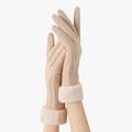 Guantes de invierno para ciclismo para mujer, cálidos, forrados y para Halloween