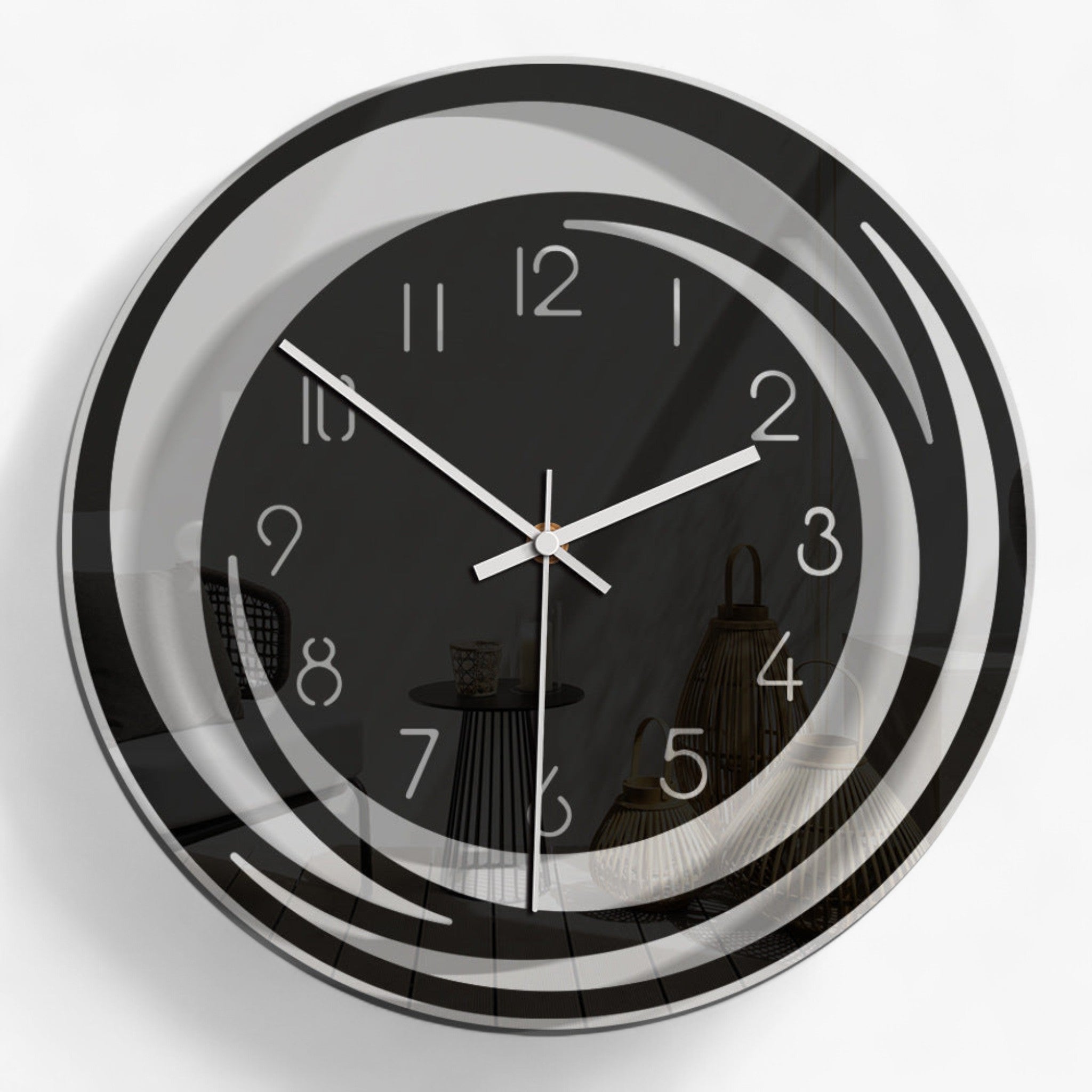 Orologio da parete analogico silenzioso Oro - Default - analogico orologio orologio parete parete silenzioso Wall Clock - Concept Palermo