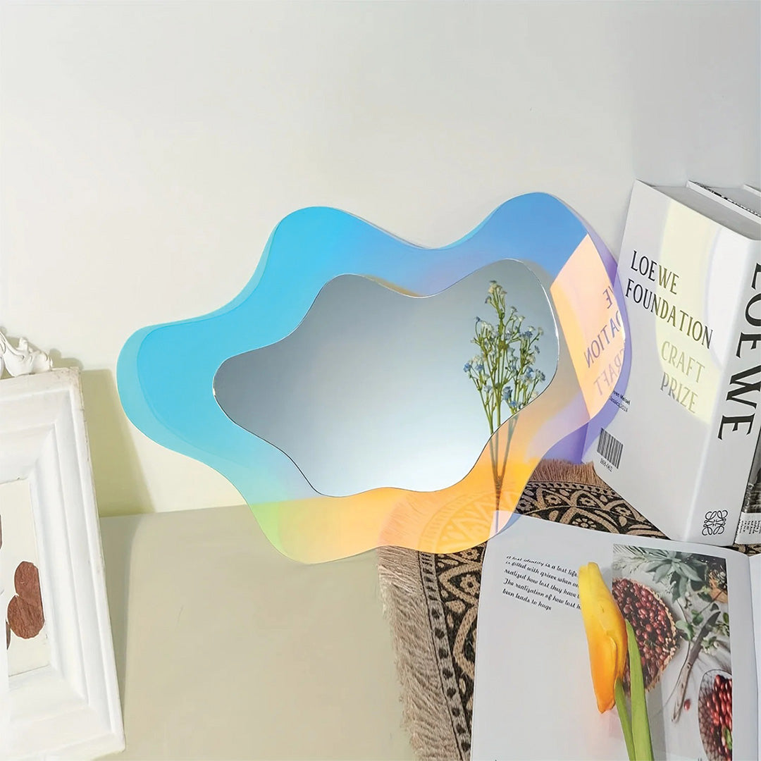 Specchio Astrale a Forma di Ondulazione Design Curvo alla Moda per Arredamento - - alla arredamento astrale Bathroom curvo Decor design forma home & garden Mirrors moda - Concept Palermo