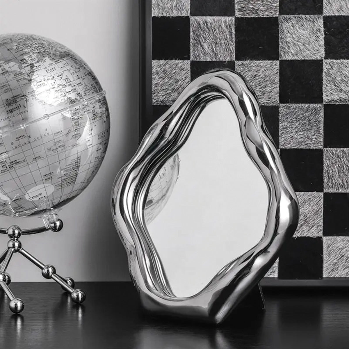 Specchio da Tavolo Aura Perfettamente Progettato per il Tuo Comò e Applicazione del Trucco Senza Sforzo Lino - - applicazione aura Bathroom Decor home & garden lino Mirrors perfettamente progettato sforzo specchio - Concept Palermo