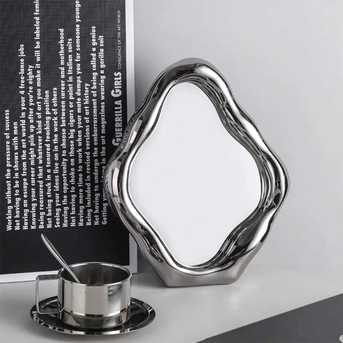Specchio da Tavolo Aura Perfettamente Progettato per il Tuo Comò e Applicazione del Trucco Senza Sforzo Lino - - applicazione aura Bathroom Decor home & garden lino Mirrors perfettamente progettato sforzo specchio - Concept Palermo