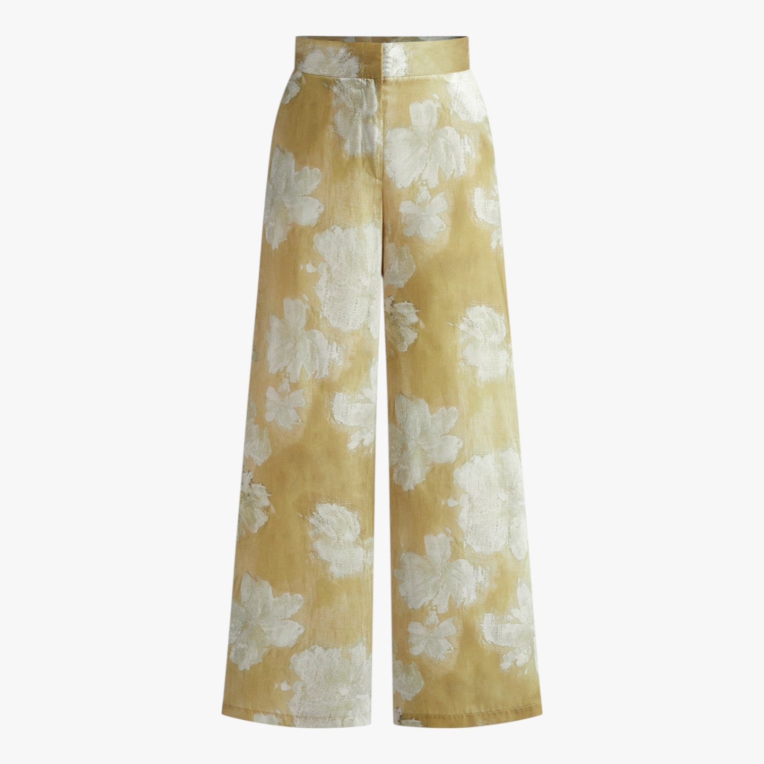 Pantaloni dritti con stampa floreale romantica - - clothing dritti floreale long pants mid waist non-stretch pantaloni pantaloni dritti pants pants for women regular fit romantica stampa women women pants woven fabric - Concept Palermo