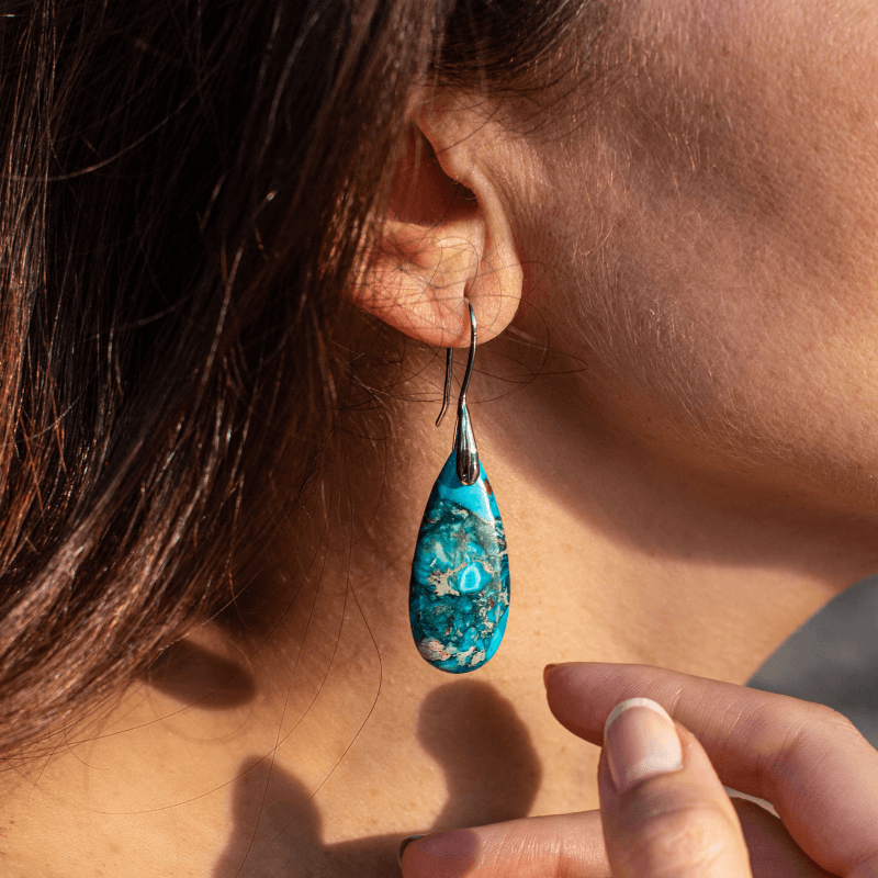 Orecchini Regaliet con Protezione a Goccia OceanEnergy Donna - - donna EARRINGS Earrings for Women Girls goccia jewelry New Fashion Earrings oceanenergy orecchini orecchini regaliet protezione regaliet - Concept Palermo