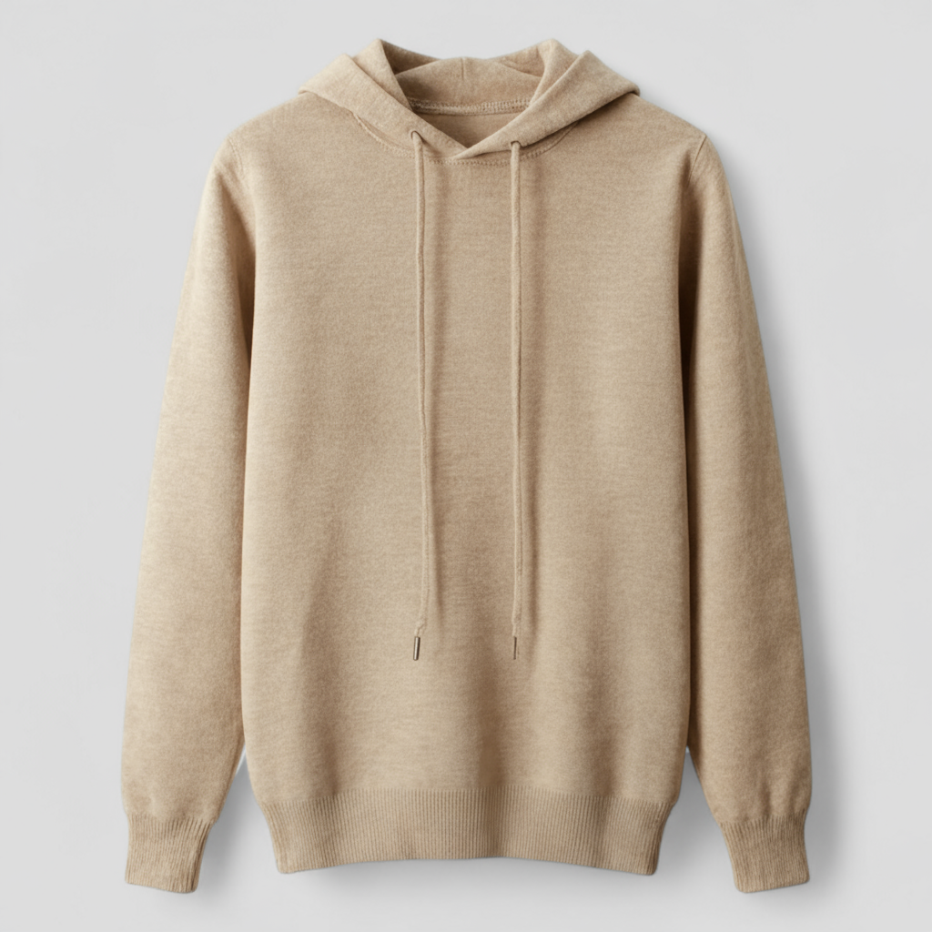Hoodie in Merino - Morbidezza e Traspirabilità in Ogni Stagione - Beige - 102401 1itemsoldjan16th 2salesplus90days 55%profit-111224 ace | hoodie in merino - morbidezza e traspirabilità in ogni stagione - €25 comfortgenie20241003 fashion-ai Herren hoodie hoodie merino merino morbidezza nichebay ogni skorterimport stagione sweaters-ai traspirabilità - Concept Palermo