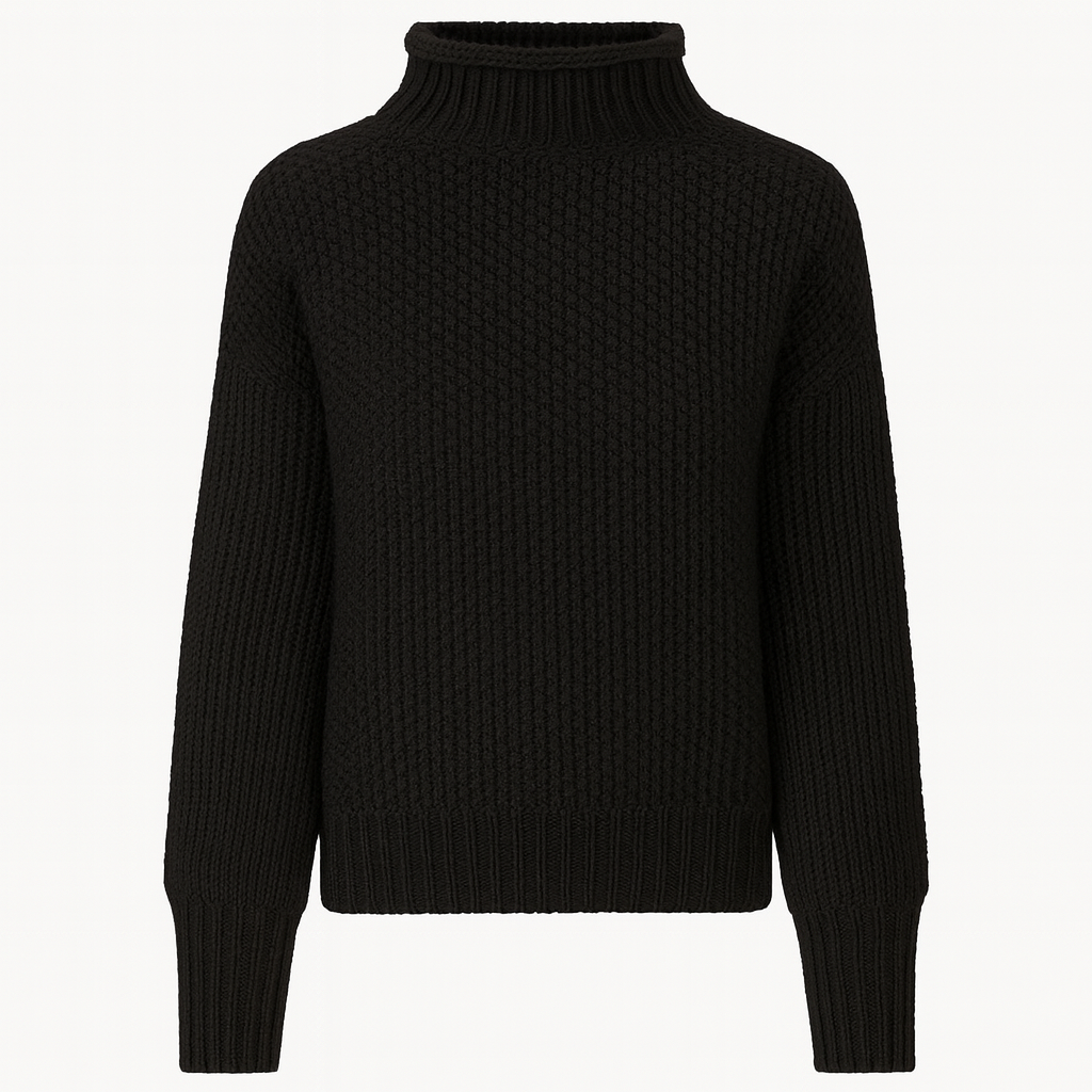 Maglia Confortevole - NERO - confortevole maglia maglia confortevole women's sweater - Concept Palermo
