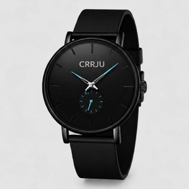 Orologio da Uomo Nero Blu - Orologio da Polso al Quarzo di Lusso Impermeabile - Nero Blu - cross-from-pantino-8808780464474 horloge horloge blauw Horloges New-google new_for_google quartz watch watches - Concept Palermo