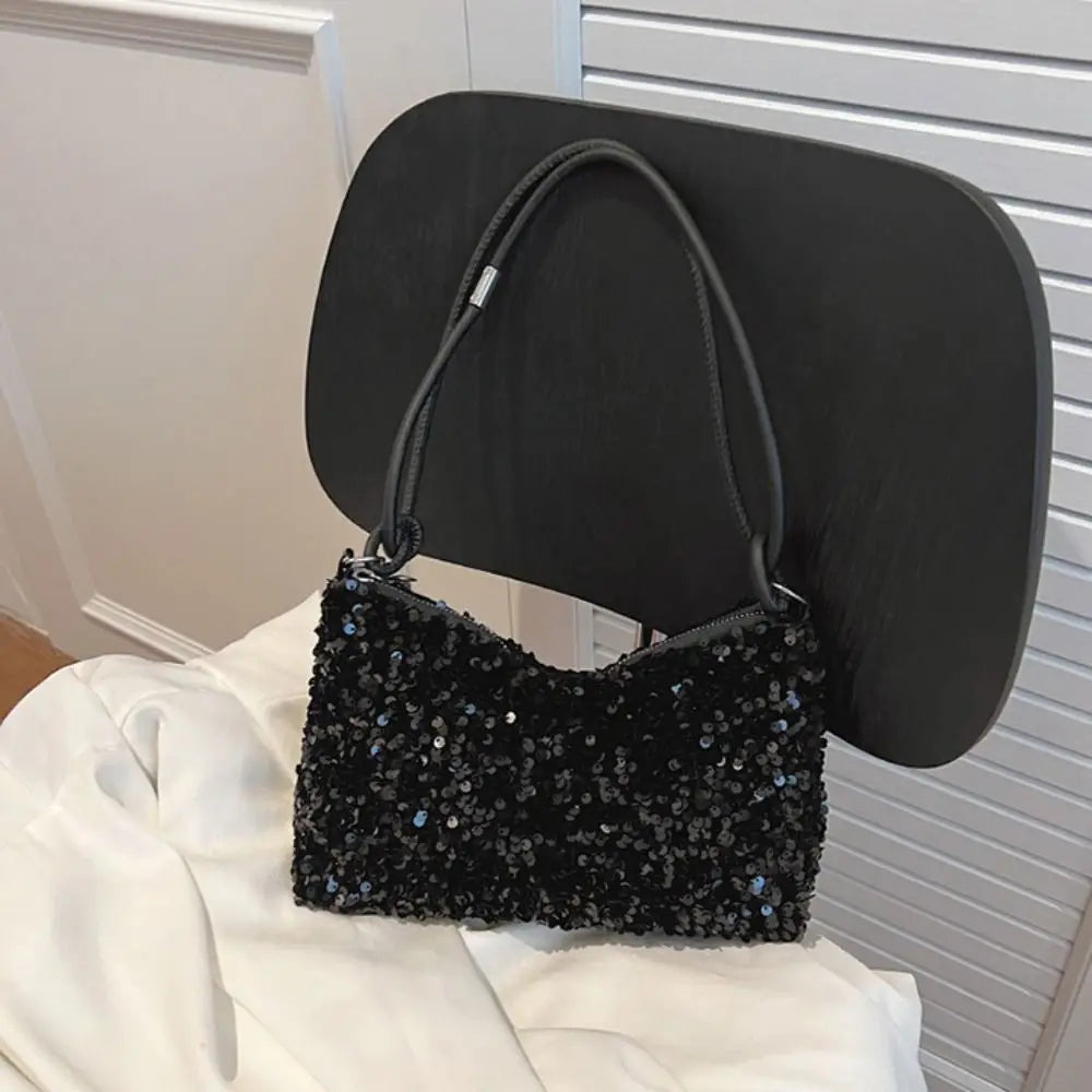 Borsa da Donna con Paillettes - - accessorio moda borsa borsa alla moda borsa argento borsa casual borsa con paillettes borsa da donna borsa donna borsa elegante borsa oro borsa versatile borse a mano borse eleganti donna paillettes - Concept Palermo