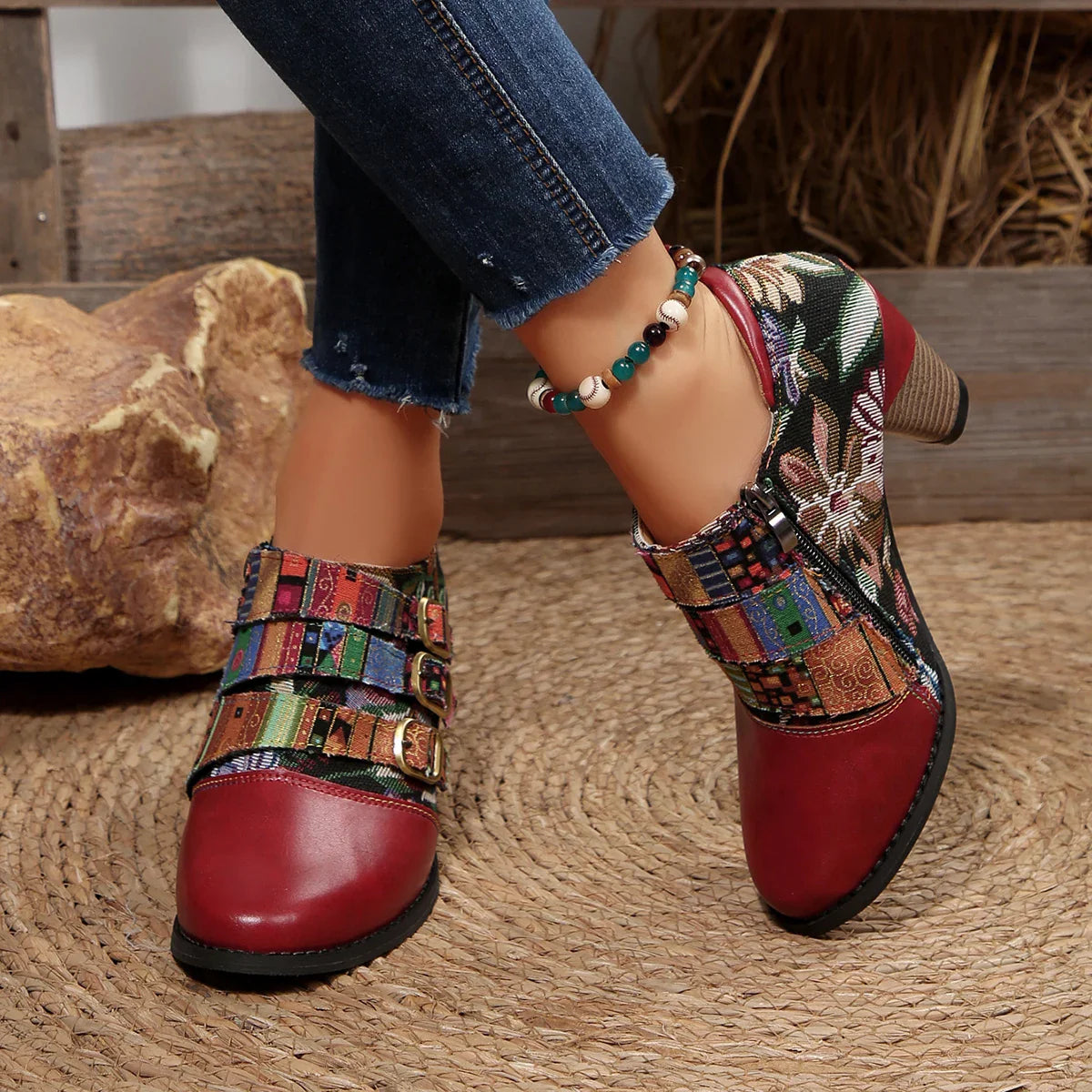 Stivali Donna Bohème Corti in Pelle – Qualità Premium - - bohème bottes Bottes Automne Bottes Courtes Bottes en Cuir bottes femmes bottes pour femmes Bottes Printemps Bottes Rétro courtes cross-from-marche-lino-15847127679325 cuir femmes Fermeture Éclair Mode Bohème New-google qualité Sorties Quotidiennes Style Décontracté - Concept Palermo