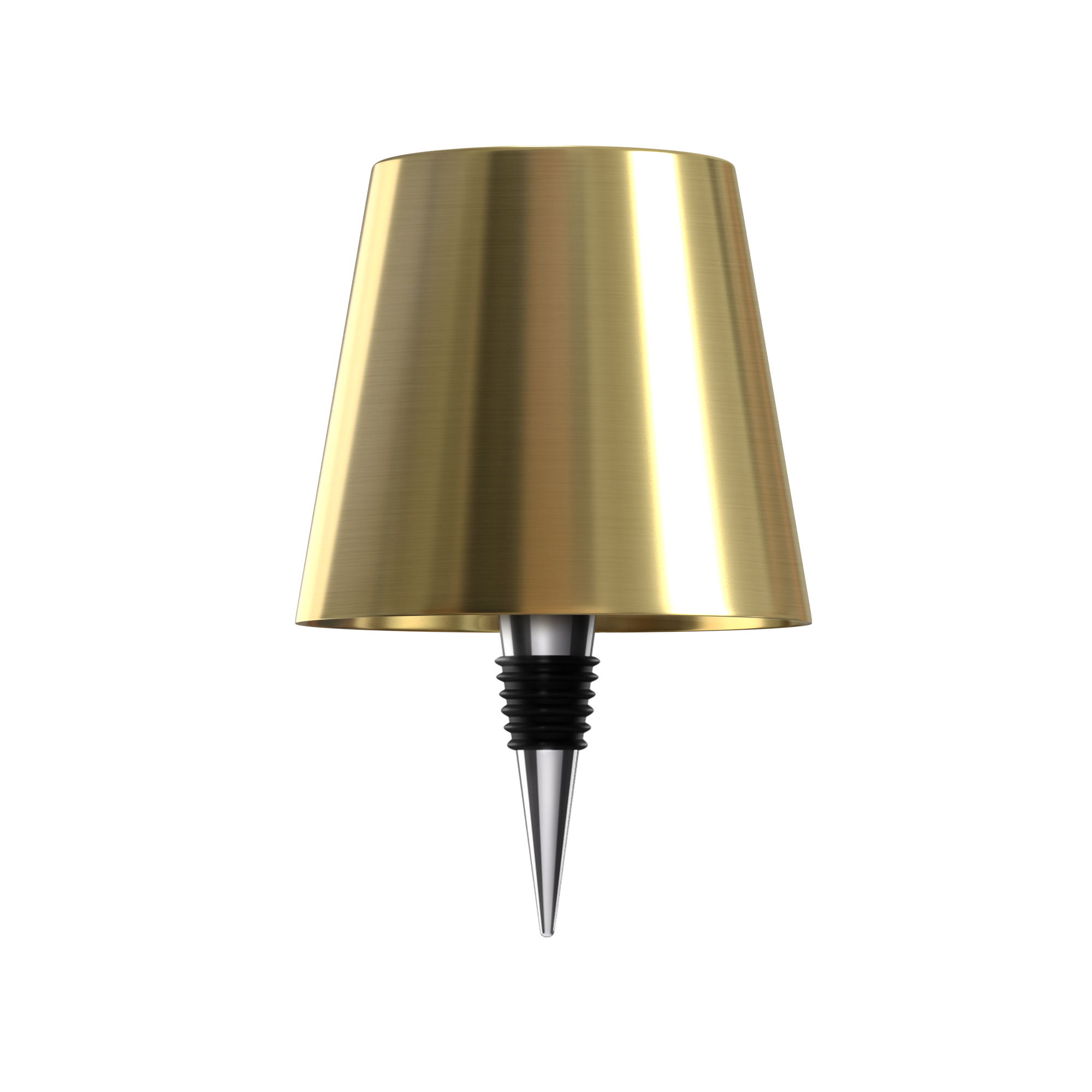 ARIA - Lampada Senza Fili a Forma di Bottiglia - Illuminazione Portatile - Oro - aria bottiglia fili forma home & garden illuminazione lampada P2 portatile - Concept Palermo