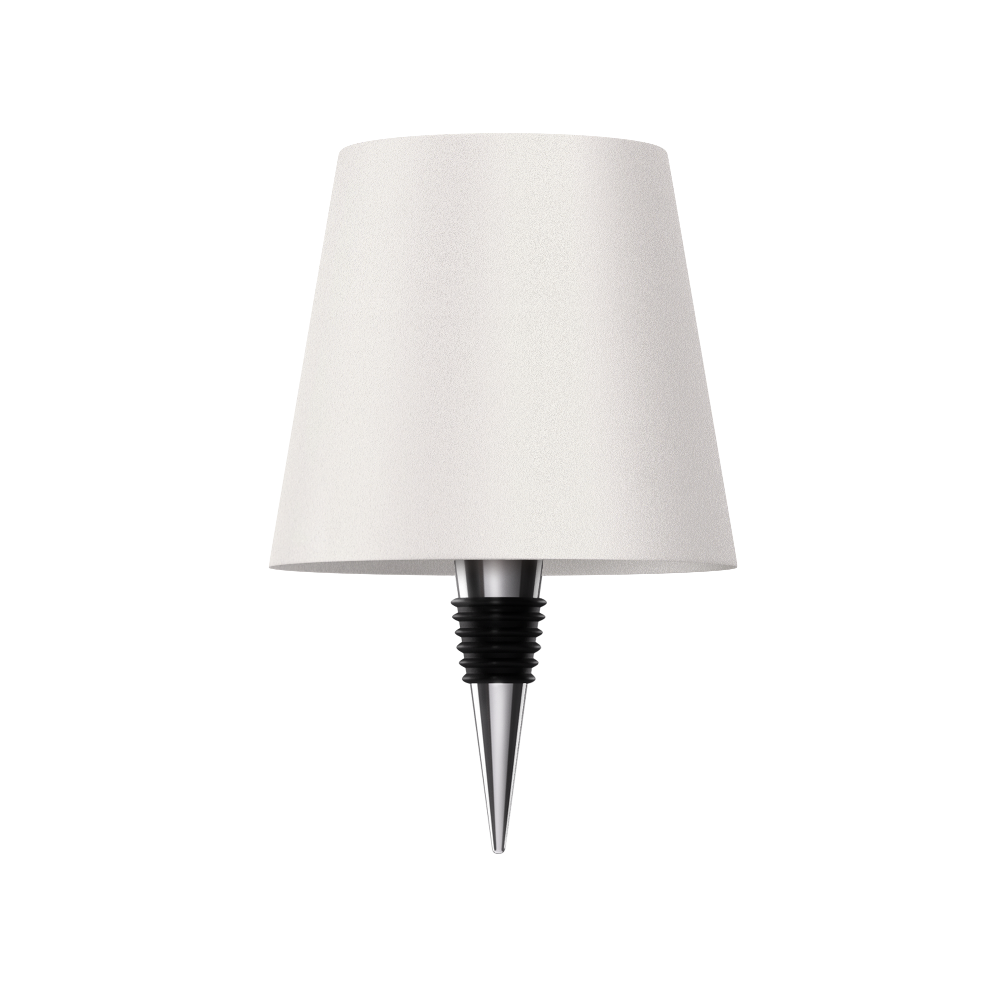 ARIA - Lampada Senza Fili a Forma di Bottiglia - Illuminazione Portatile - Bianco - aria bottiglia fili forma home & garden illuminazione lampada P2 portatile - Concept Palermo
