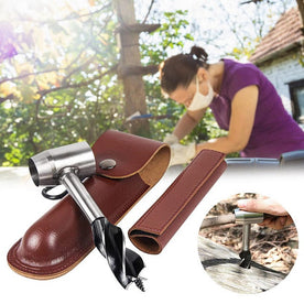Trapano a Mano Bushcraft per Accensione Fuoco, Legno Naturale, Kit Completo per Sopravvivenza - Marrone - bushcraft bushcraft hand bushcraft hand drill™ - € drill hand Linen tools Unisex - Concept Palermo