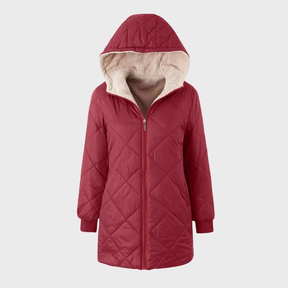 Giacca invernale alla moda – Calore per giorni freddi Donna - Rosso - alla calore donna freddi giacca giacca invernale giorni google invernale Jassen dames missnew reworded2 Winter jacket women women - Concept Palermo