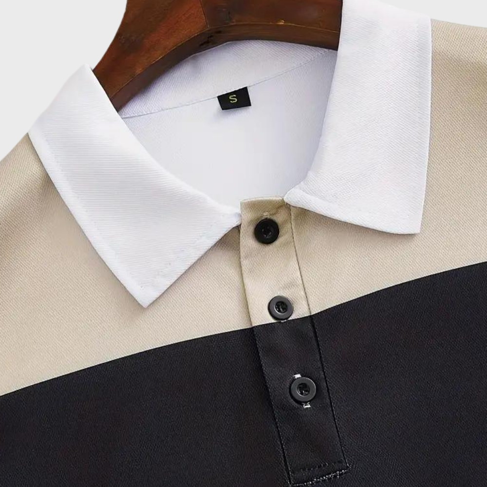 Polo a blocchi di colore - Stile moderno e comfort Cotone Uomo - - blocchi clothing colore comfort cotone men men's top clothes mens clothing polo polo blocchi Shirts heren Shirts men stile - Concept Palermo