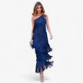 Vestido con flecos movimiento que encanta a cada paso mujer