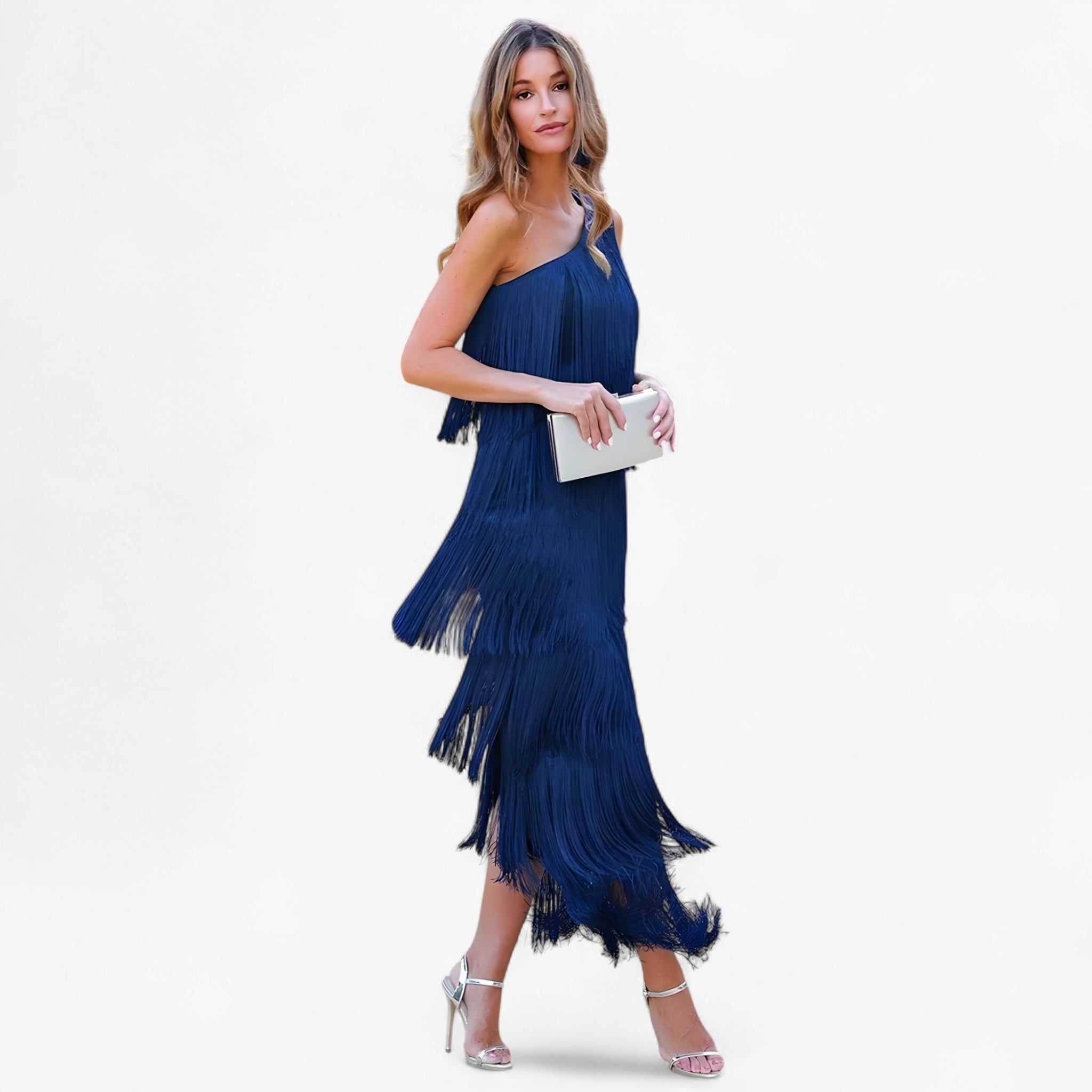 Abito con Frange Movimento Che Incanta a Ogni Passo Donna - - abito abito da ballo abito da festa abito elegante donna abito frange donna dresses frange incanta look da sera movimento ogni vestito con frange vestito glamour - Concept Palermo