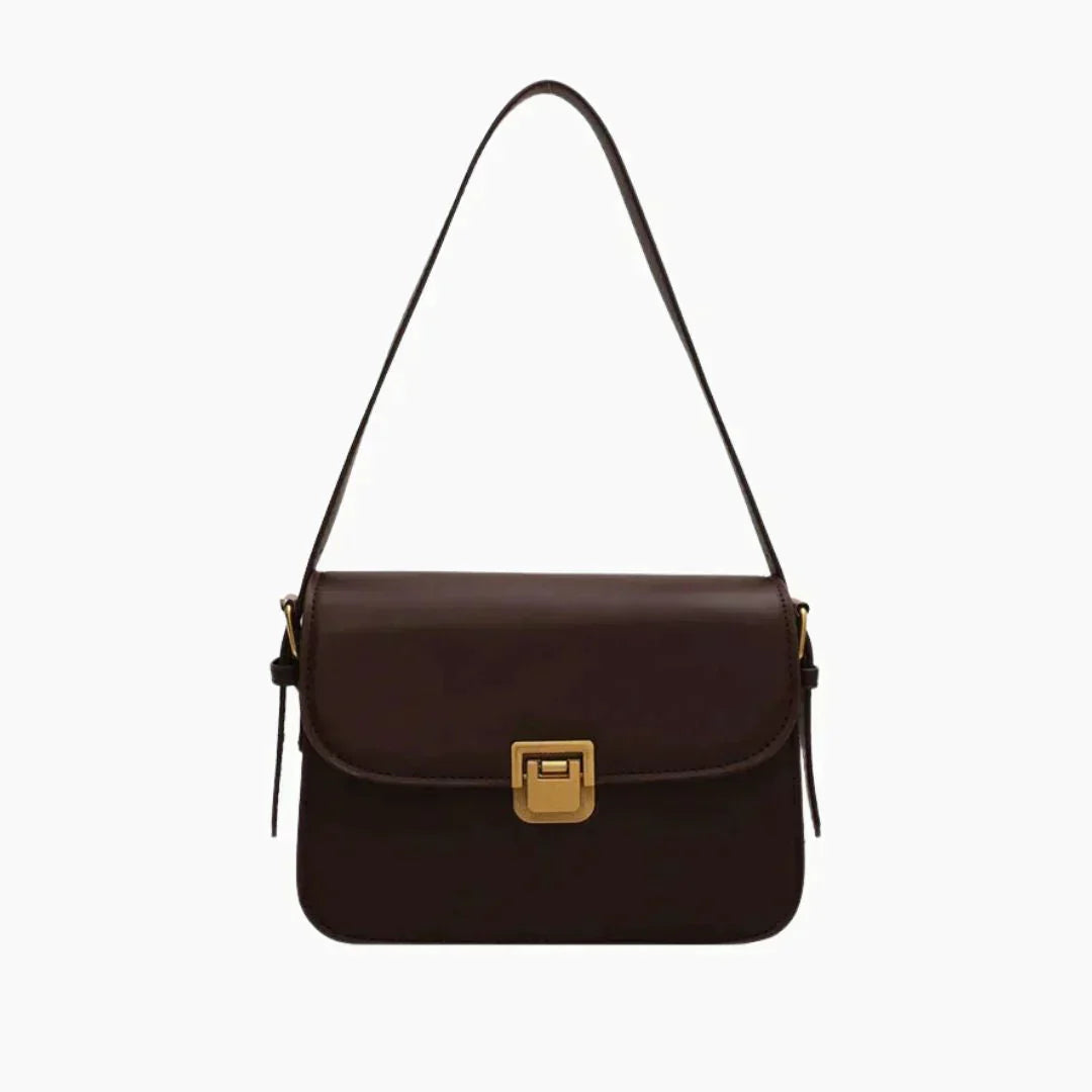 Borsa a tracolla Donna - Marrone scuro - bags borsa borsa tracolla donna Shoulder Bags tracolla Women's shoulder bag - Concept Palermo