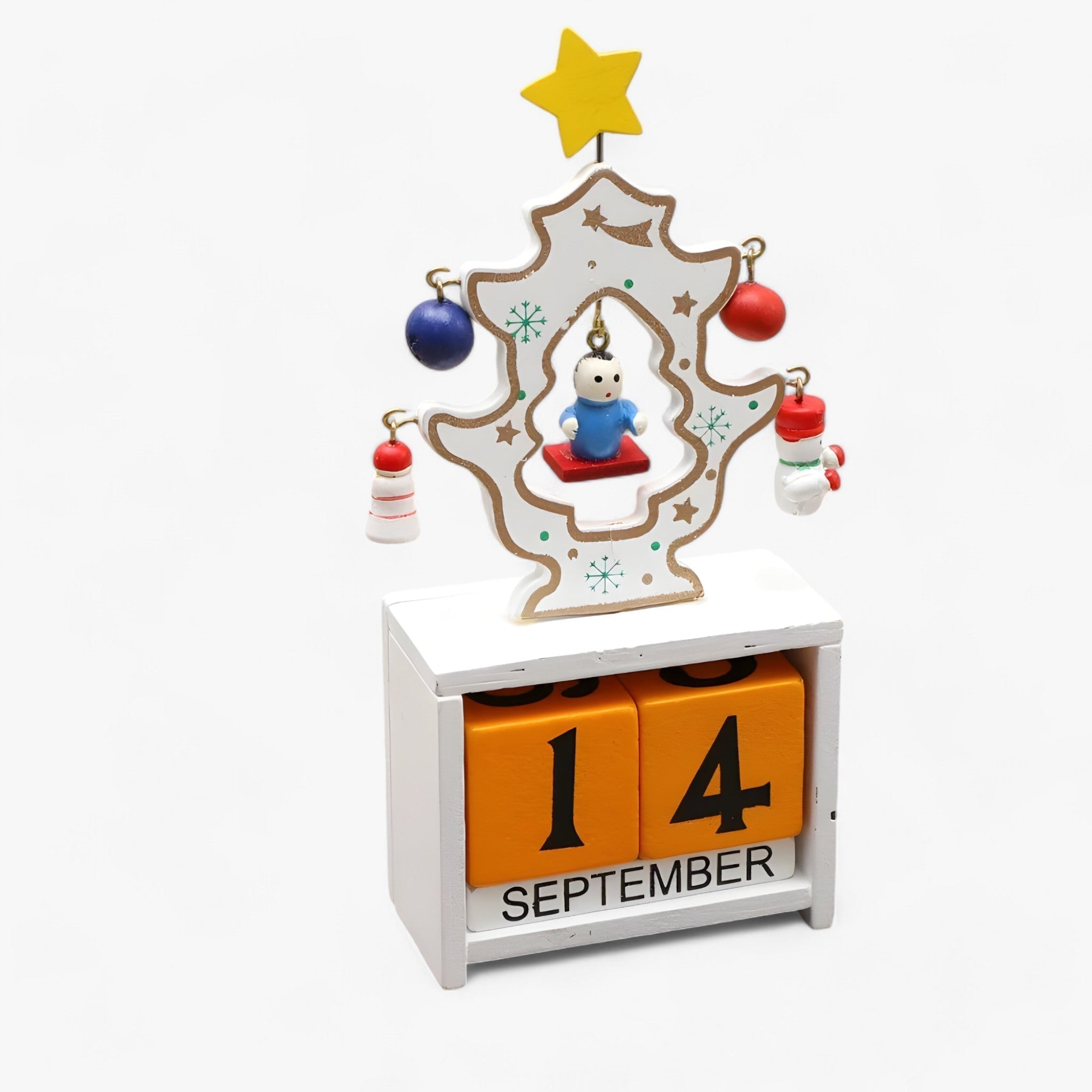 Calendario Natalizio in Legno Interattivo - Stile 4 1 +1 GRATIS 7,5X3,3X16cm - addobbi natalizi calendari dell'avvento calendario Calendario dell'Avvento calendario interattivo calendario natalizio decorazioni di Natale decorazioni festive decorazioni in legno festività natalizie giochi di Natale interattivo legno natalizio pupazzo di neve - Concept Palermo