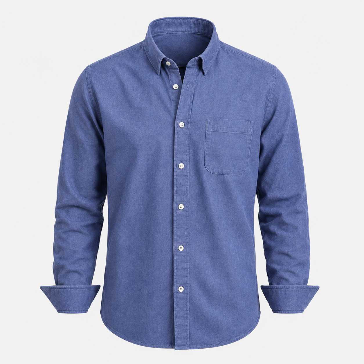 Camicia Axel da Uomo a Maniche Lunghe – Versatile per Tutte le Occasioni - Blu - axel camicia camicia denim denim men's top clothes occasioni uomo versatile - Concept Palermo