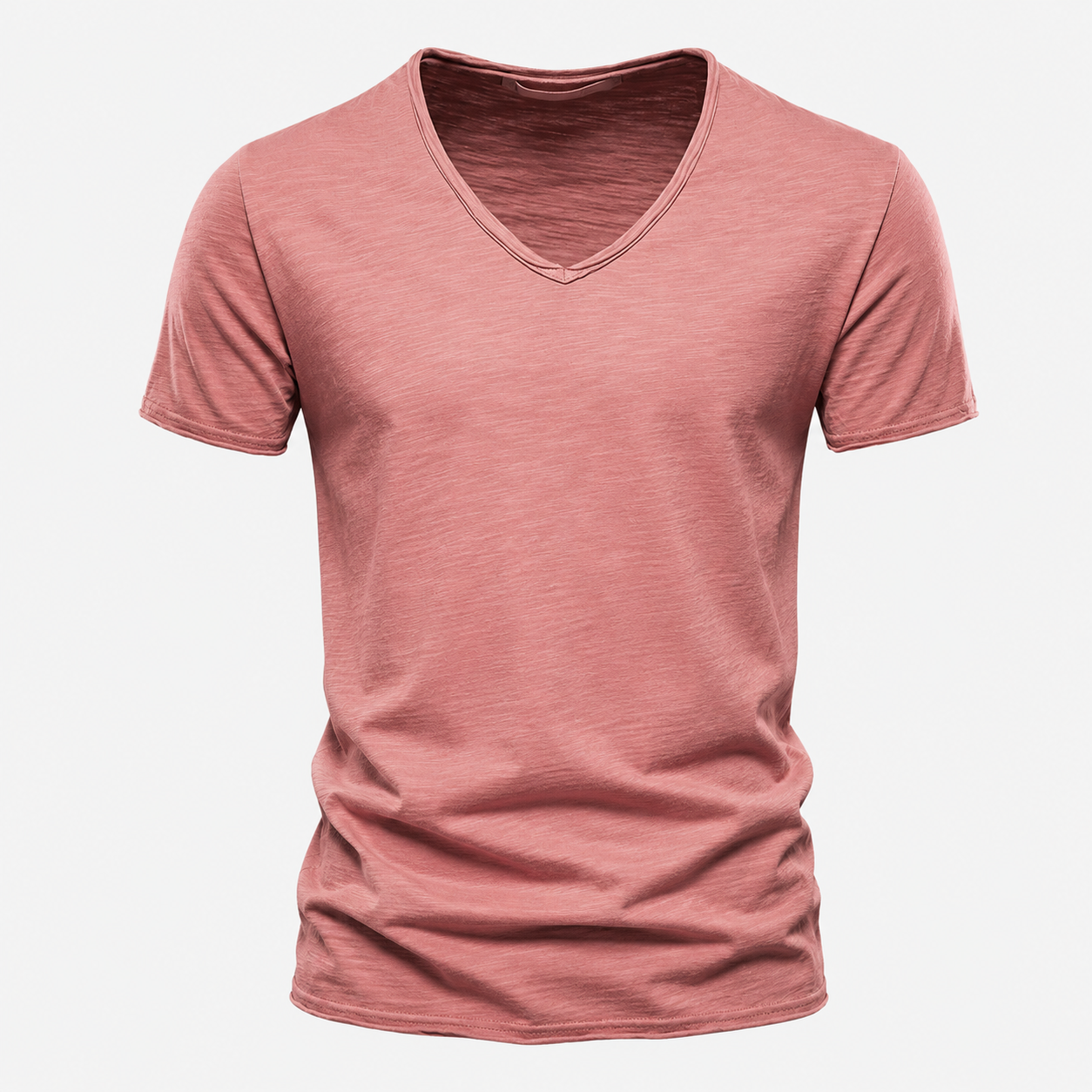 Camicia Estiva da Uomo in Poliestere e Cotone - Rosa - camicia camicia estiva cotone estiva men's top clothes pelle uomo - Concept Palermo