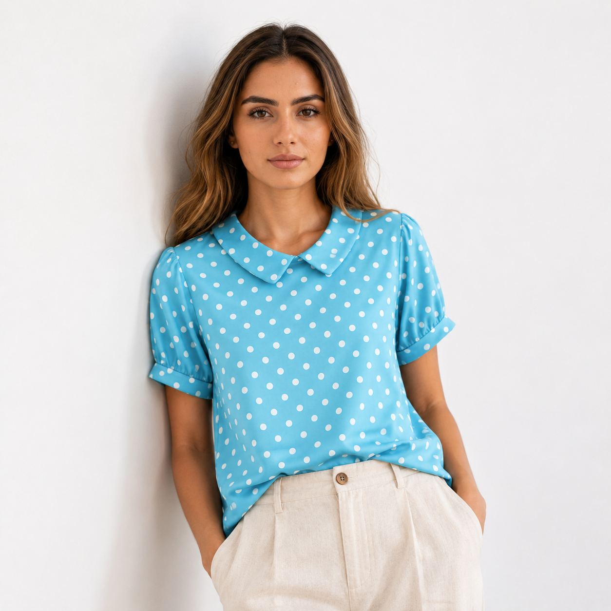 Camicia Floreale Elegante da Donna in Poliestere – Motivo Stampato - - camicia camicia stampata stampata women's top clothes - Concept Palermo