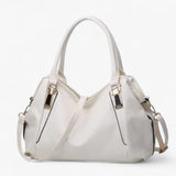 ELS damestas van echt leer multicolor - elegante clutch met schouderriem