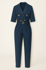 Elegante Heren Overall op Maat met Kleermakersdetails - Perfect voor Ceremonies  