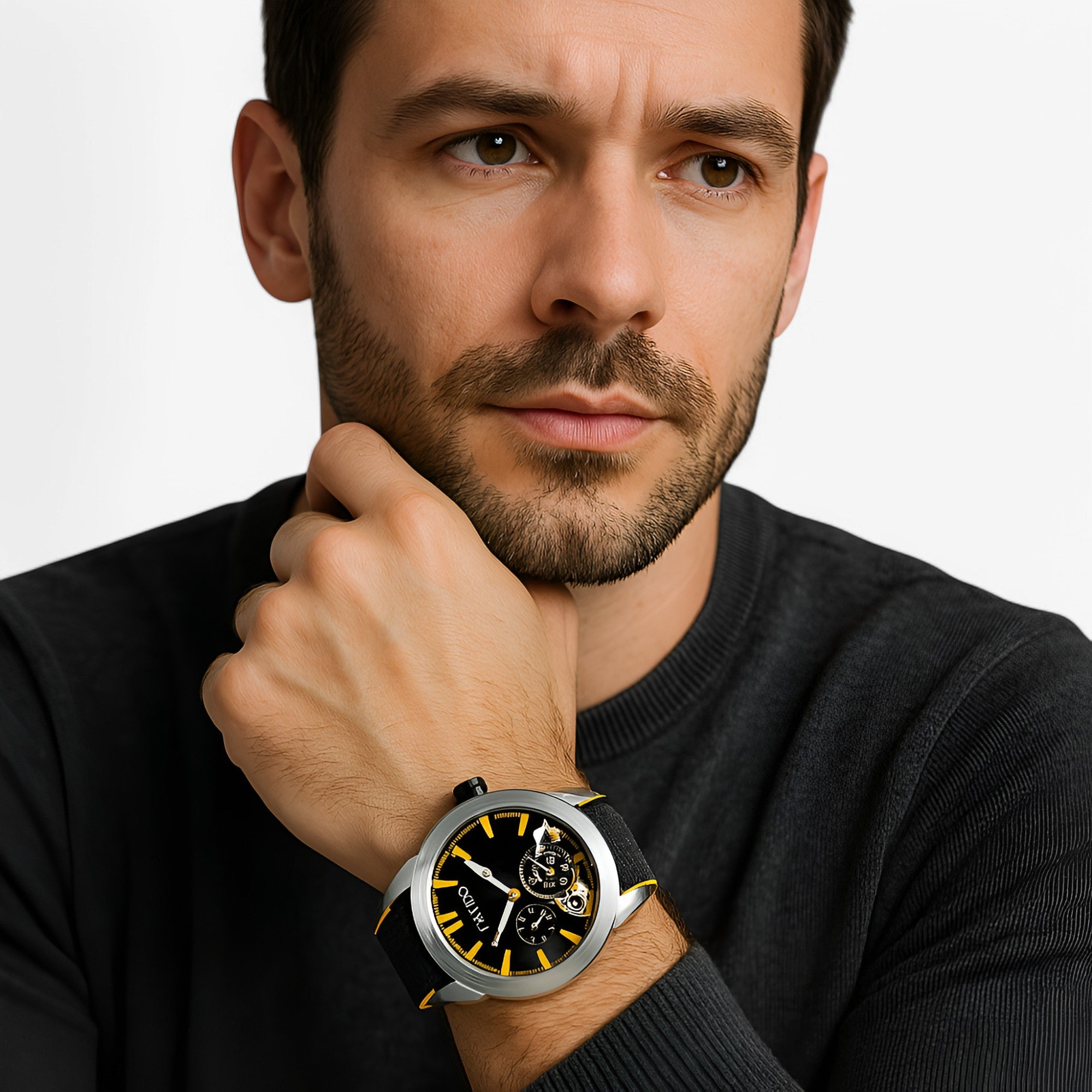 Orologio automatico scheletrato con tourbillon Uomo - - accessoires auto automatico horloges orologio orologio automatico scheletrato tourbillon uomo watches - Concept Palermo