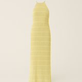 Rugloze lange jurk met patchworkdetails voor zomervakantie