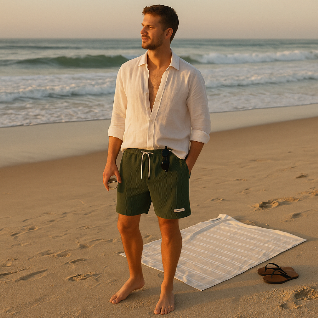 Pantaloncini in velluto a coste – Stile robusto, vestibilità comoda Uomo - - comoda coste pantaloncini pantaloncini velluto robusto short shorts shorts for men stile uomo - Concept Palermo