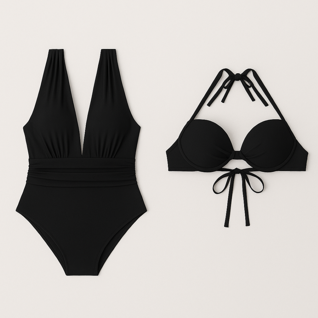 Completo bikini intero - Vestibilità scolpita Donna - Nera - all bikini completo completo bikini donna Hot Sale intero n new NEW ARRIVALS scolpita swim swimwear vestibilità - Concept Palermo