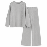 Comfortabele rib lounge set voor dames