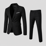 Slim fit herenpak voor bruiloften en formele gelegenheden