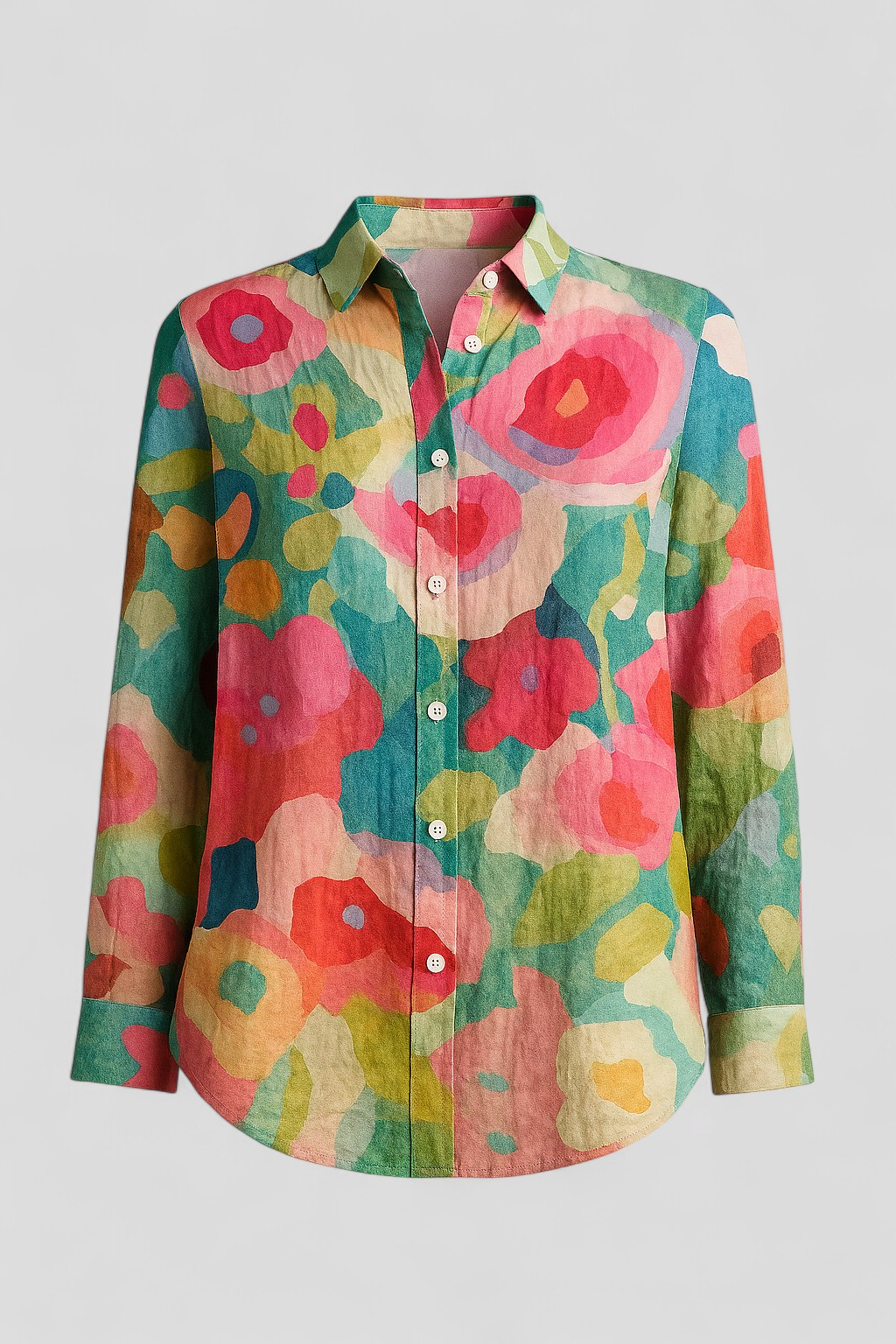 Blusa Floreale Estiva Donna Maniche Corte Colorata S-XL - Stampa Unica - Mescolare - abbigliamento casual blusa blusa colorata blusa donna blusa versatile colorata comoda e stilosa donna gonna e blusa look giocoso moda estiva outfit unico stampa stampa artistica taglie disponibili unica women's top clothes - Concept Palermo