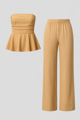 Zachte damesoutfit met broek en top