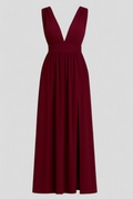 Vestido elegante de mujer en seda negra, talla M - Perfecto para ceremonias y fiestas